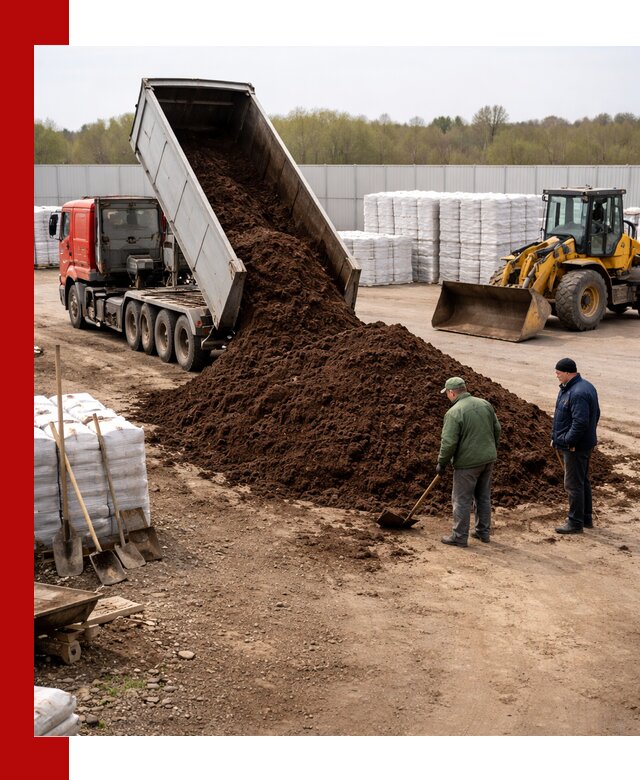 Доставка торфяных смесей оптом и в розницу в Боровичах