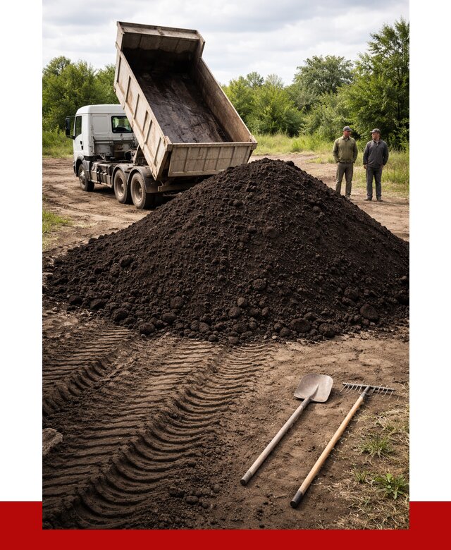 Купить чернозем навалом в Боровичах от 1251 р. за куб | ПРОНЕРУДБрв