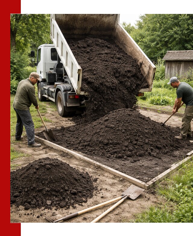 Купить чистый чернозем для огорода с доставкой в Боровичах