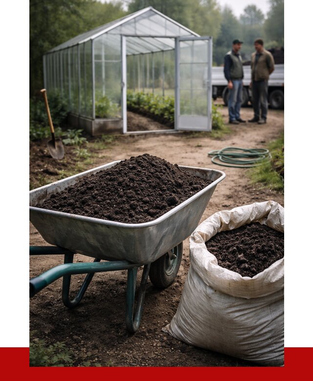 Чернозем для теплицы в Боровичах с доставкой от 1563 р. | ПРОНЕРУДБрв