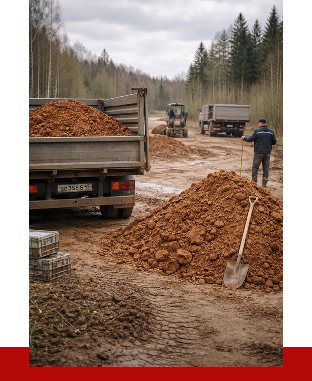 Глина и суглинки в Боровичах от 4690 р. за куб | ПРОНЕРУДБрв