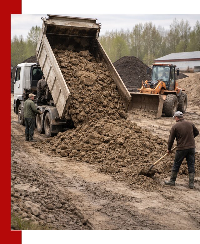 Доставка глин и суглинков в Боровичах оптом и вкрай