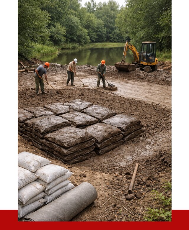 Купить глину для пруда в Боровичах от 4690 р. с доставкой | ПРОНЕРУДБрв