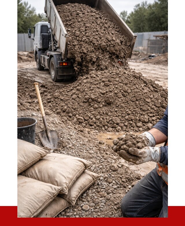 Купить глина для засыпки в Боровичах от 1251 р. за куб | ПРОНЕРУДБрв