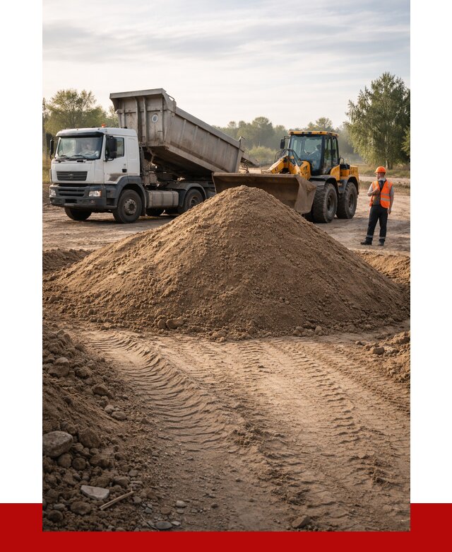 Купить песчаный грунт с доставкой в Боровичах от 4378 р. | ПРОНЕРУДБрв