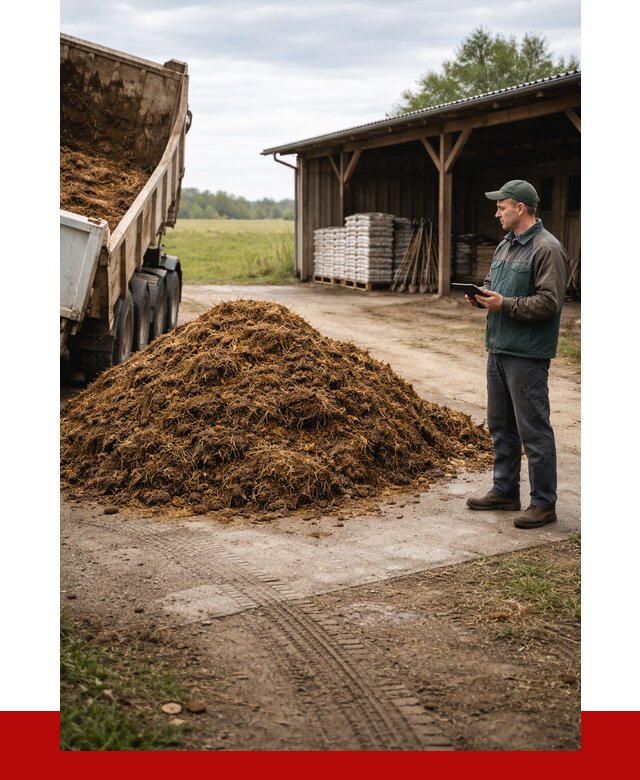 Купить навоз с доставкой в Боровичах от 1251 р. за куб | ПРОНЕРУДБрв