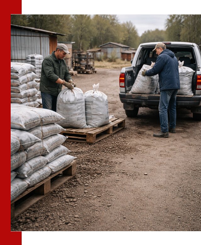 Купить конский навоз в мешках с доставкой в Боровичах