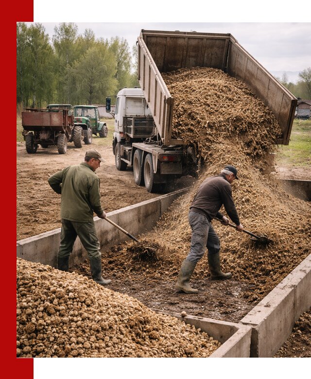 Куриный помет с доставкой в Боровичах оптом и в розницу