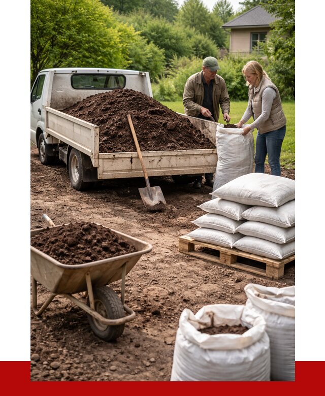 Перегной в мешках с доставкой в Боровичах от 2293 р. | ПРОНЕРУДБрв
