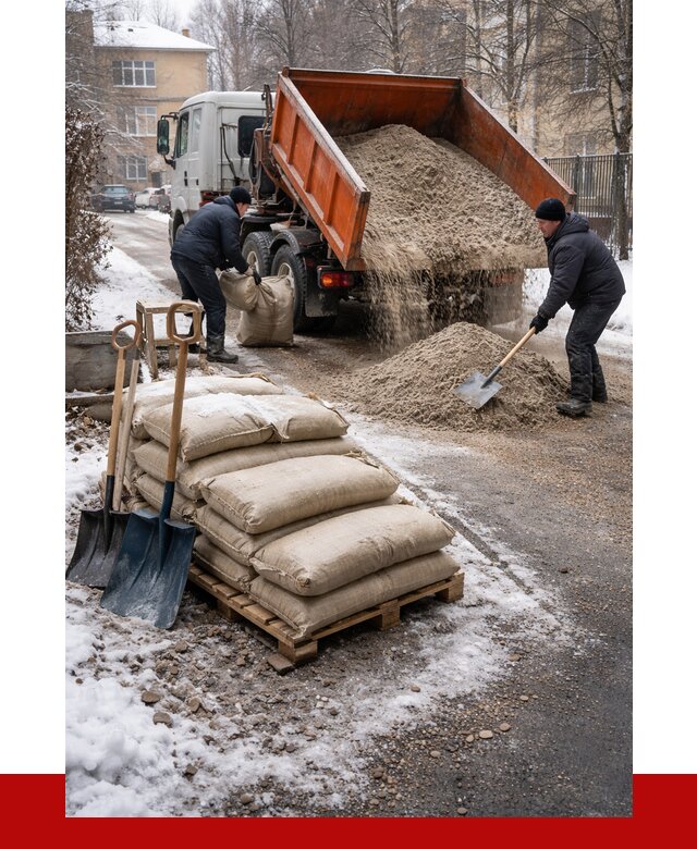 Противогололедные материалы оптом в Боровичах от 4378 р. | ПРОНЕРУДБрв