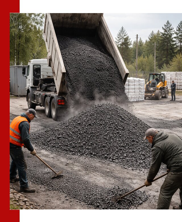 Доставка и продажа асфальтного гранулята в Боровичах