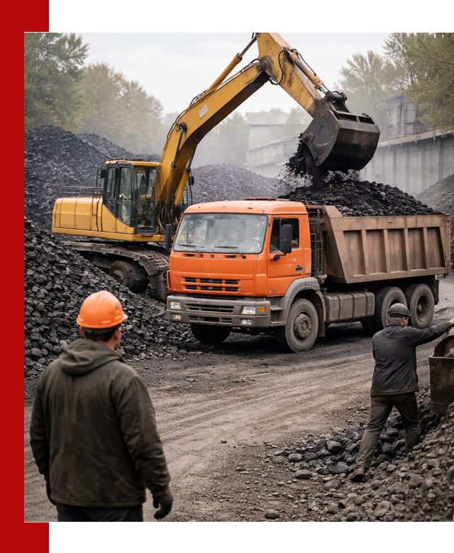 Доставка угля автотранспортом в Боровичах быстро и выгодно