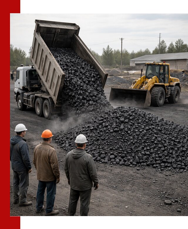 Доставка угля антрацита в Боровичах с самосвалами и погрузкой