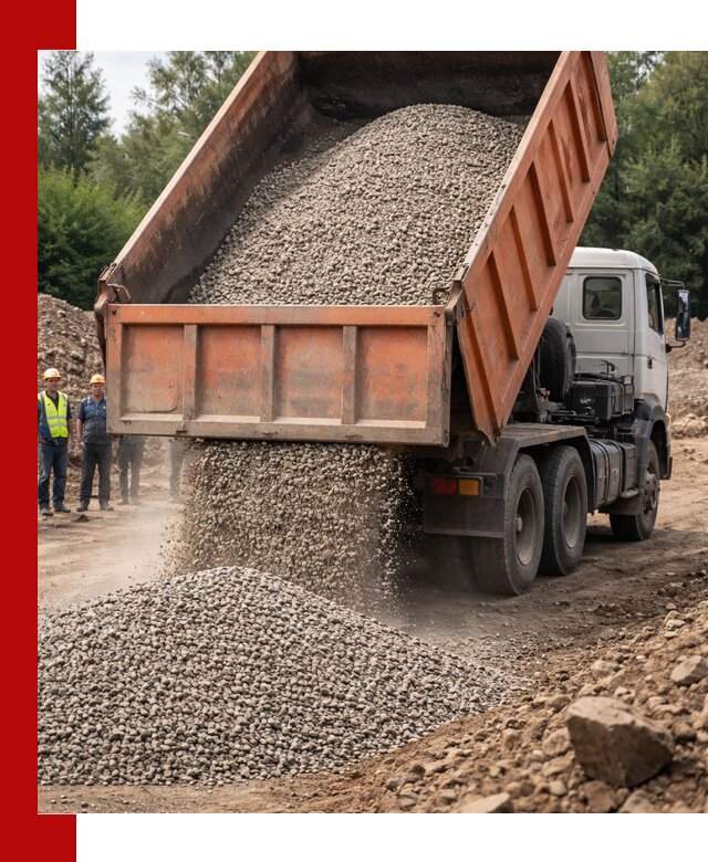 Доставка сыпучих материалов самосвалом в Боровичах быстро и надежно