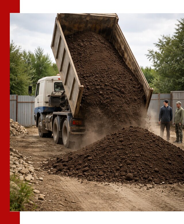 Доставка самосвалом 10 кубов в Боровичах быстро и надёжно