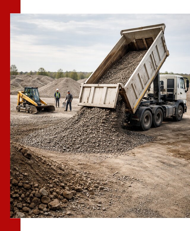 Доставка самосвалом 25 м³ в Боровичах быстро и надежно