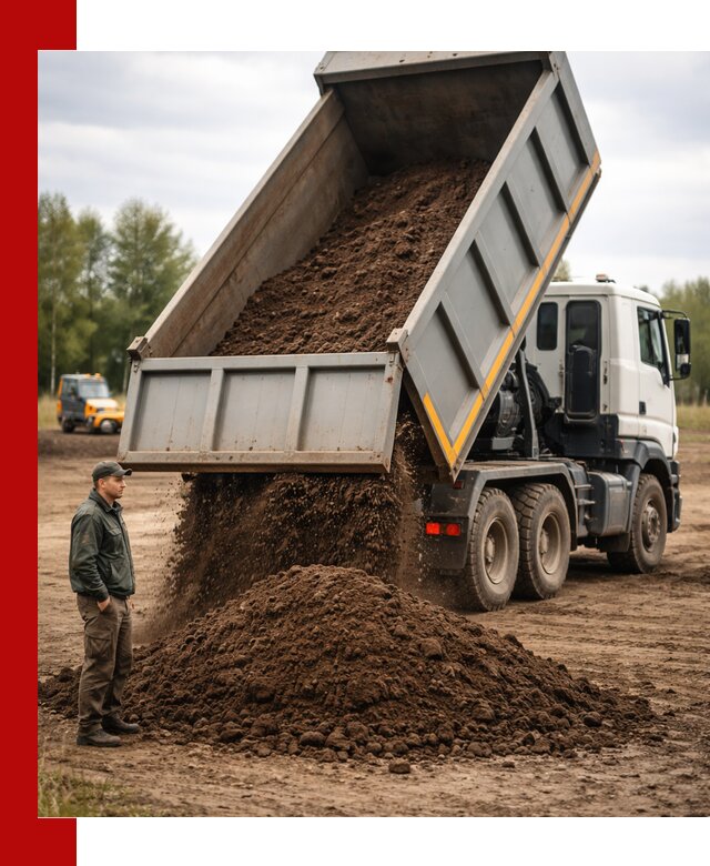 Аренда самосвала с водителем в Боровичах для сыпучих грузов и навоза