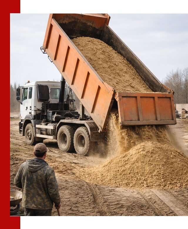 Аренда самосвала 20 тонн для перевозки грузов в Боровичах