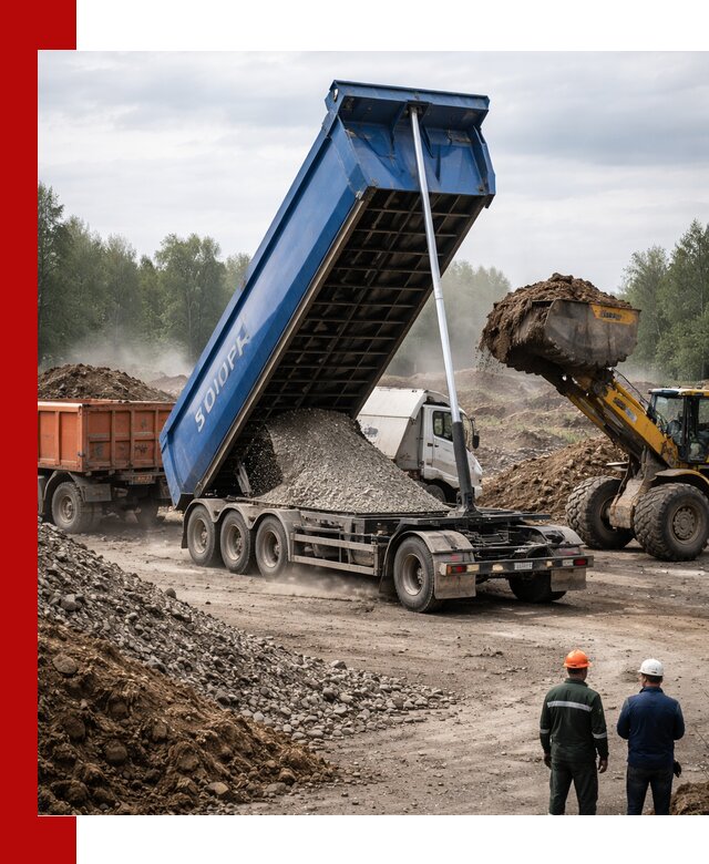 Аренда тонар 40 тонн в Боровичах с доставкой материалов