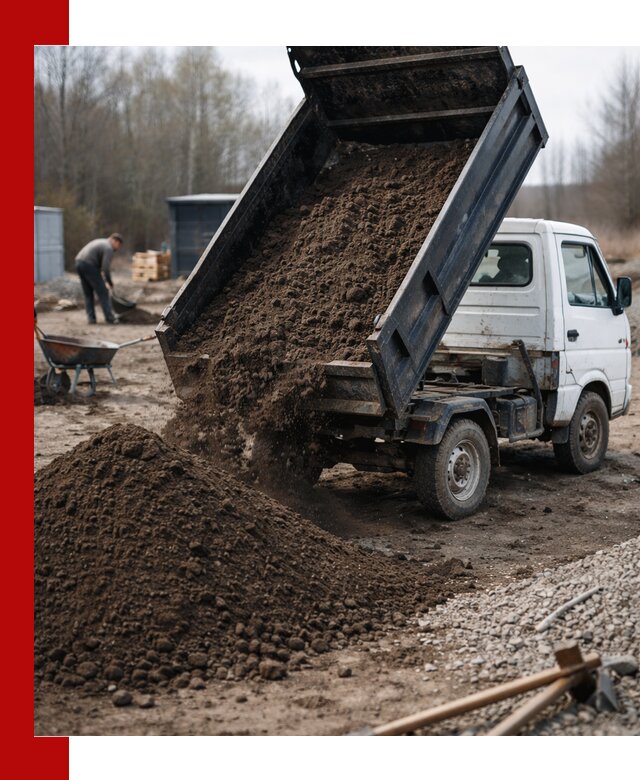 Аренда минисамосвала в Боровичах для доставки сыпучих материалов