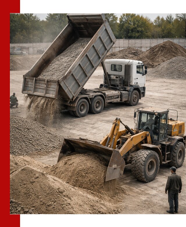 Перевозка сыпучих грузов самосвалами и бортовыми в Боровичах