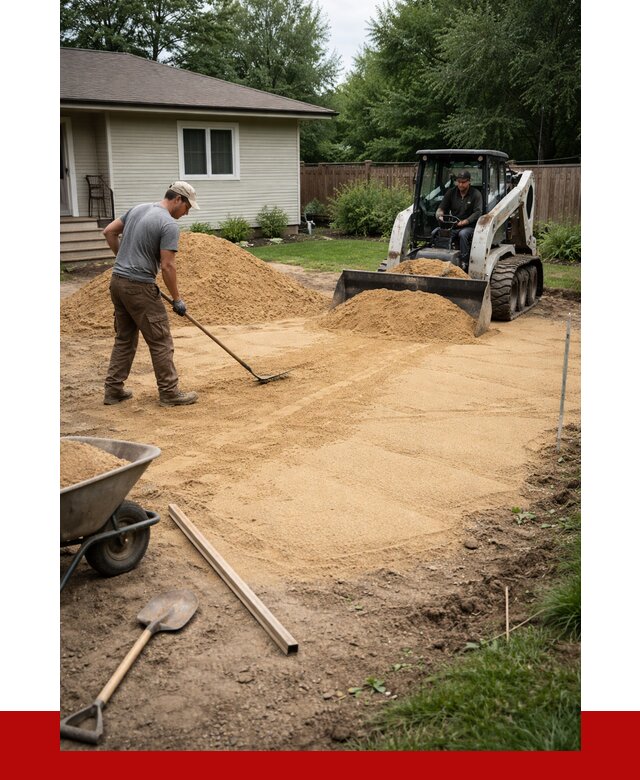 Отсыпка участка песком в Боровичах, от 2606 р., ПРОНЕРУДБрв