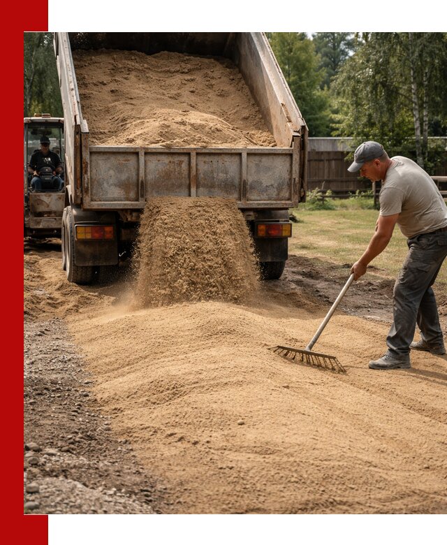 Отсыпка участка песком в Боровичах быстро и качественно