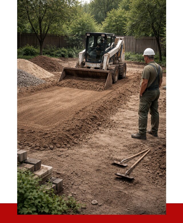 Выравнивание участка под ключ в Боровичах от 3648 р. | ПРОНЕРУДБрв